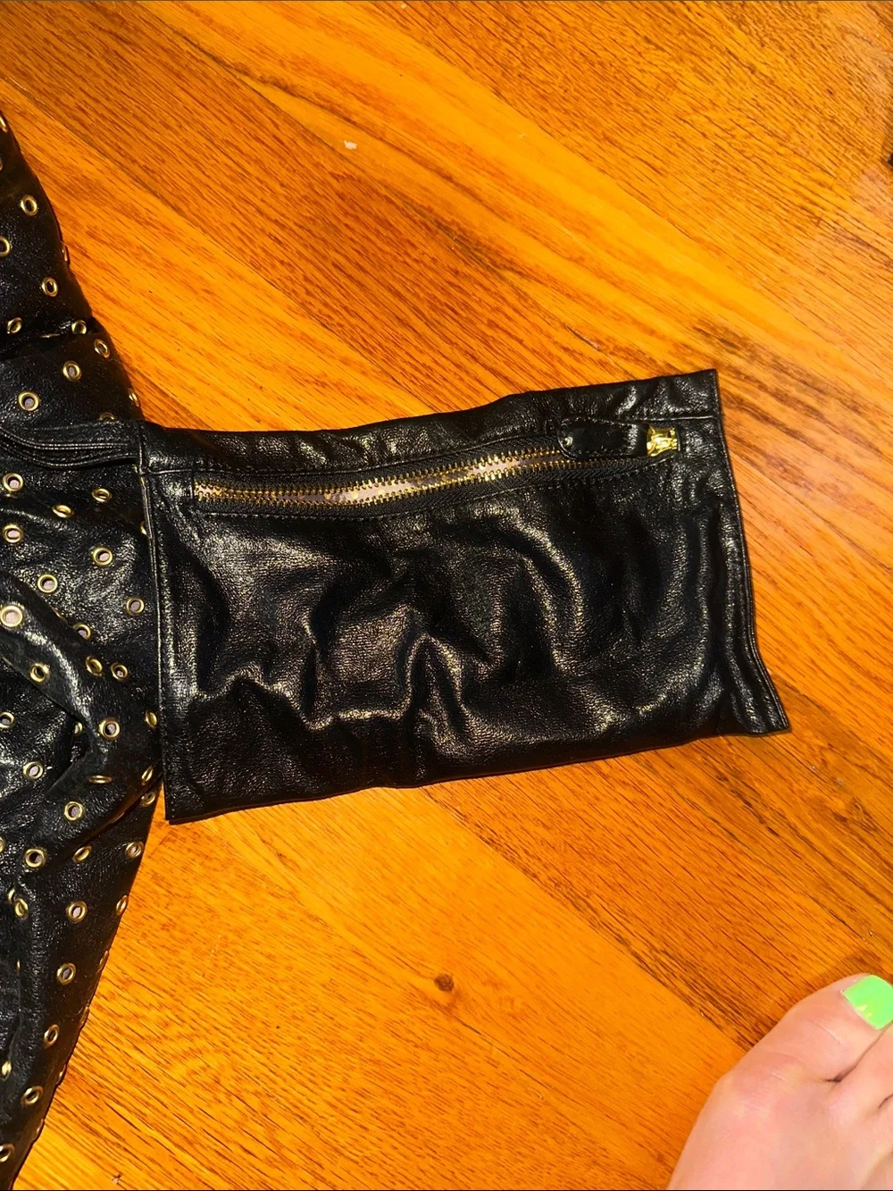 Deux Lux Black Studded Hobo Bag
